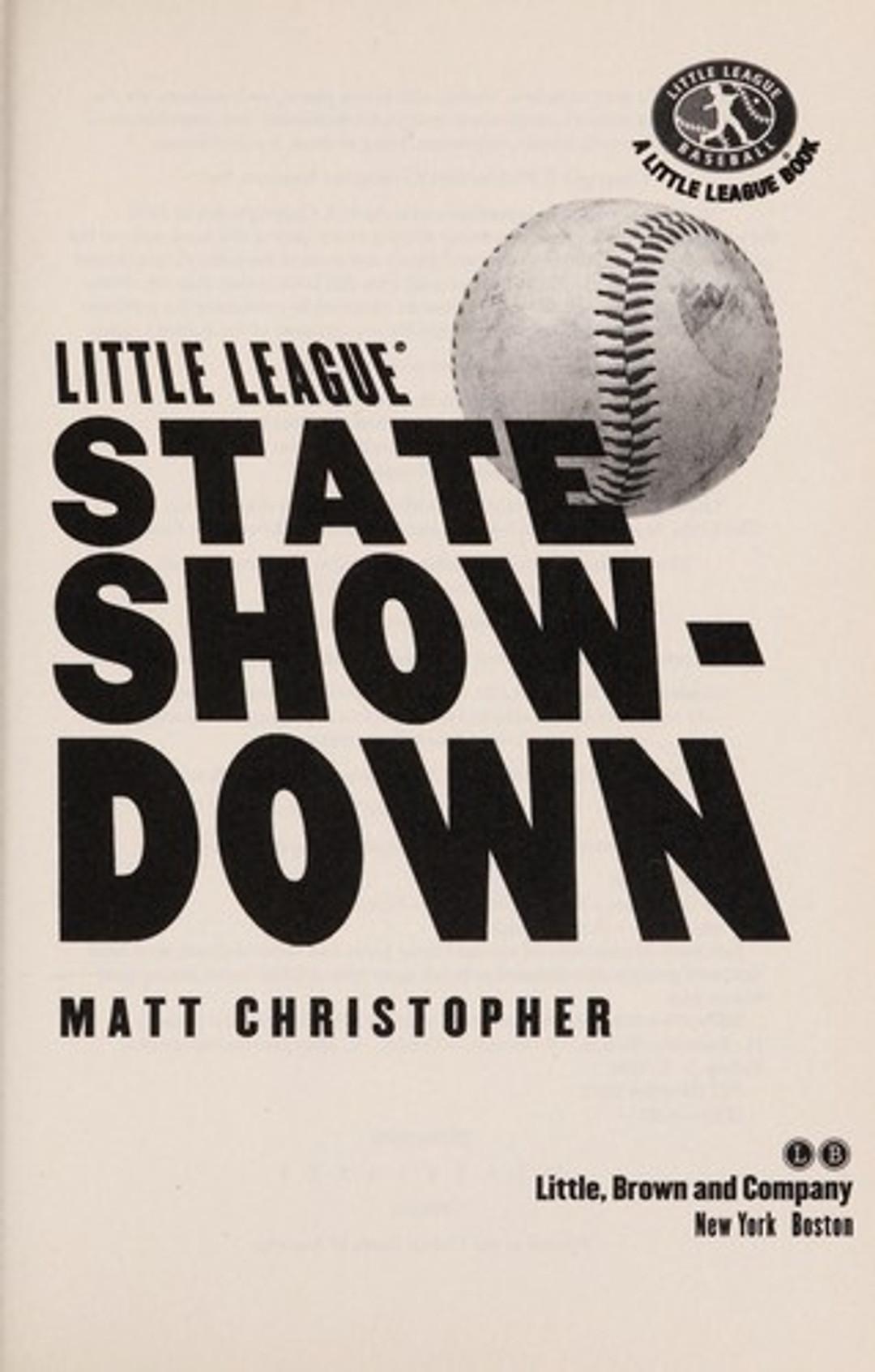 State Showdown: Little League Book 3