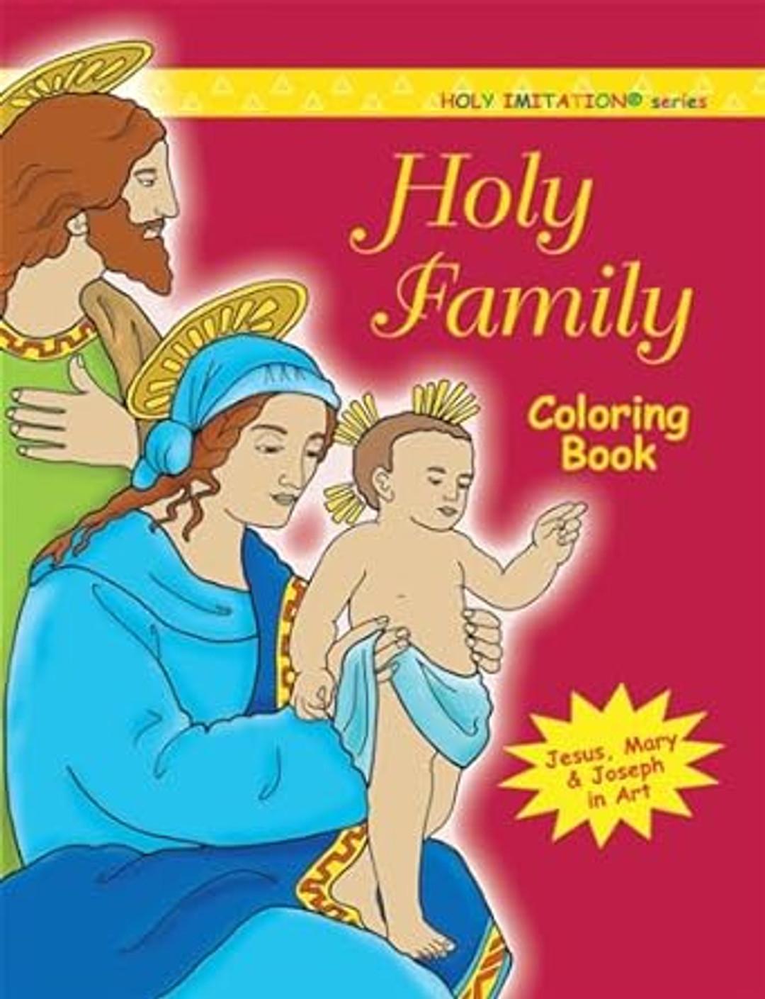 Holy Family Coloring Book