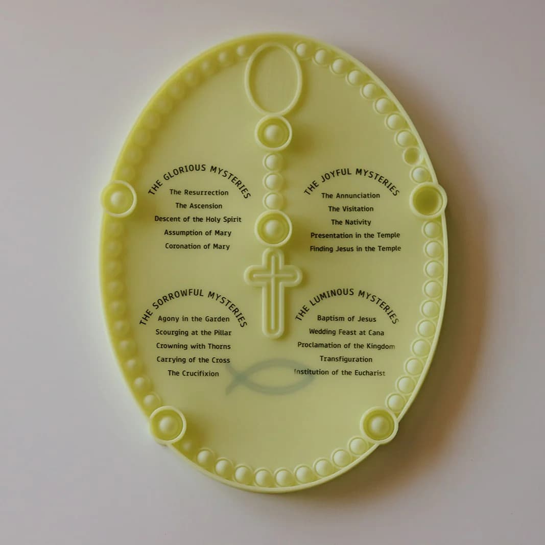 Rosary Popper: Glow-in-the-dark Green